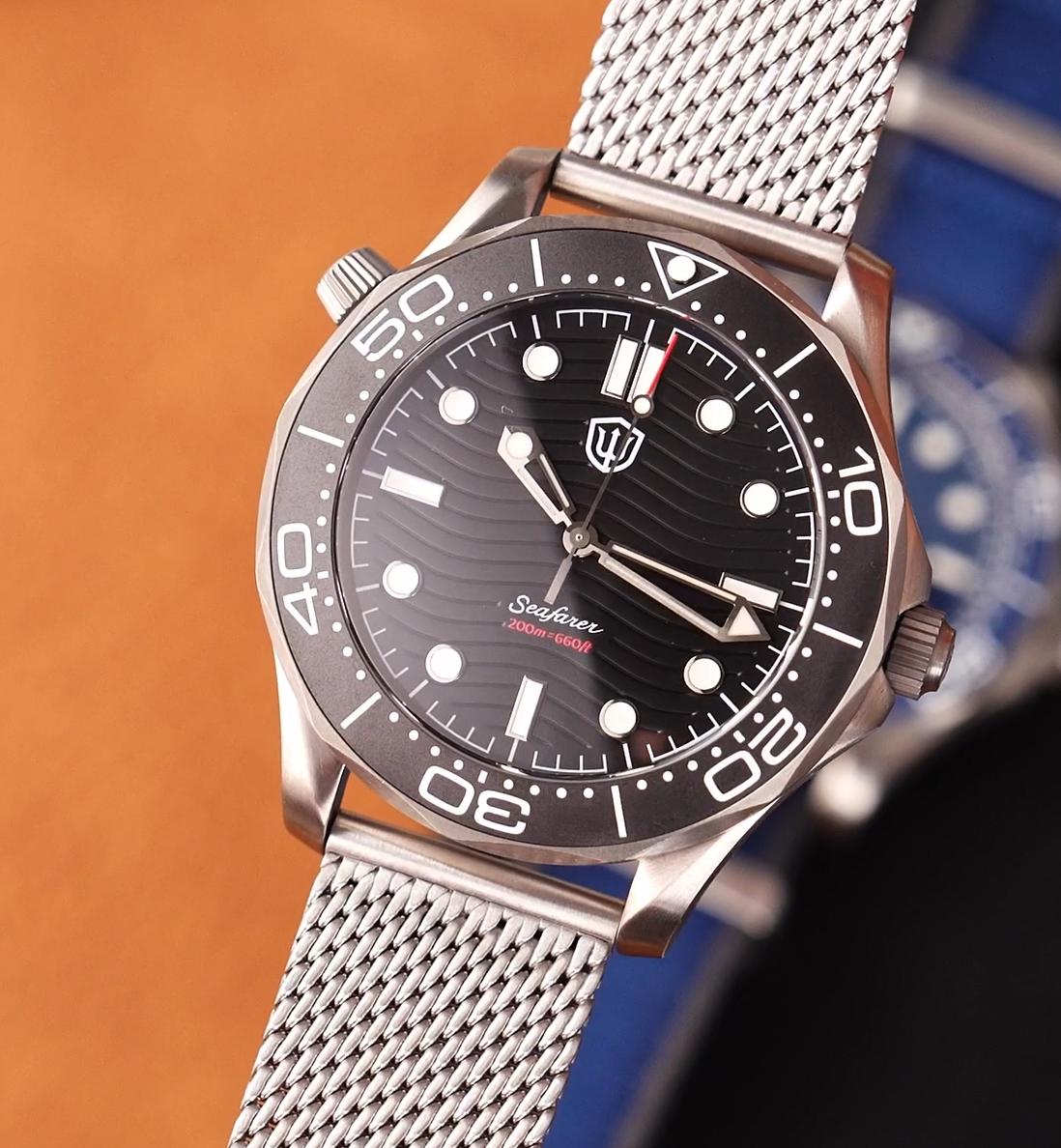 Seafarer WD007Q VH31 Titanium NTTD Dive Watch