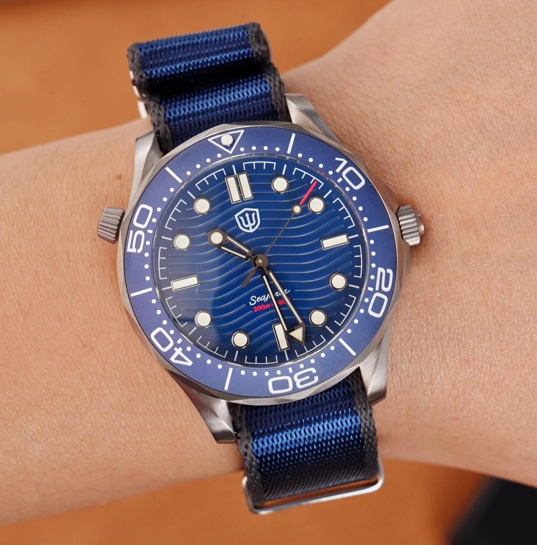 Seafarer WD007Q VH31 Titanium NTTD Dive Watch