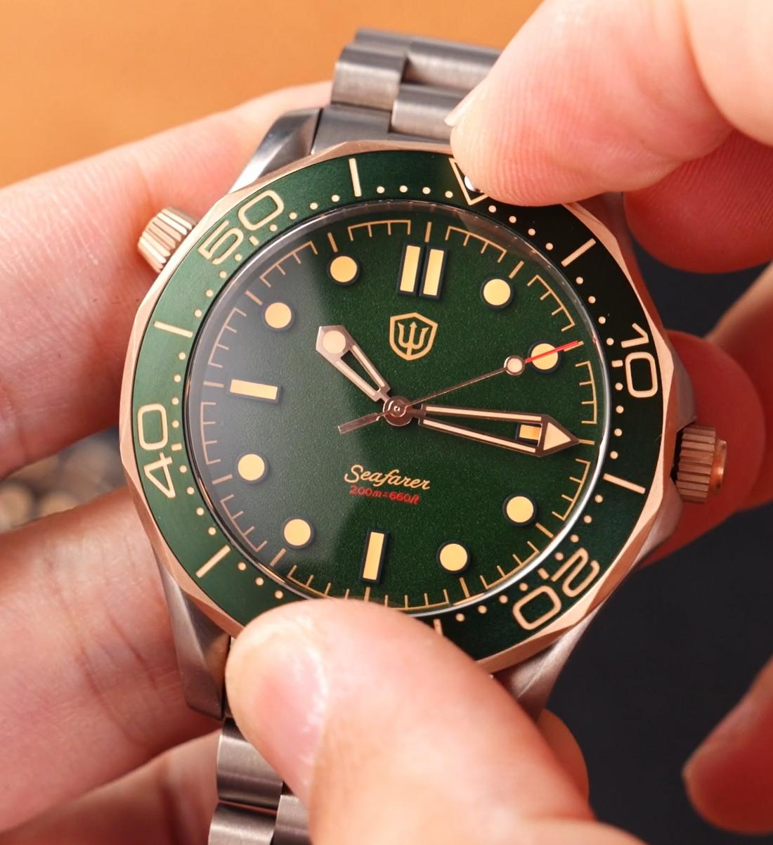 Seafarer WD007Q VH31 Titanium NTTD Dive Watch