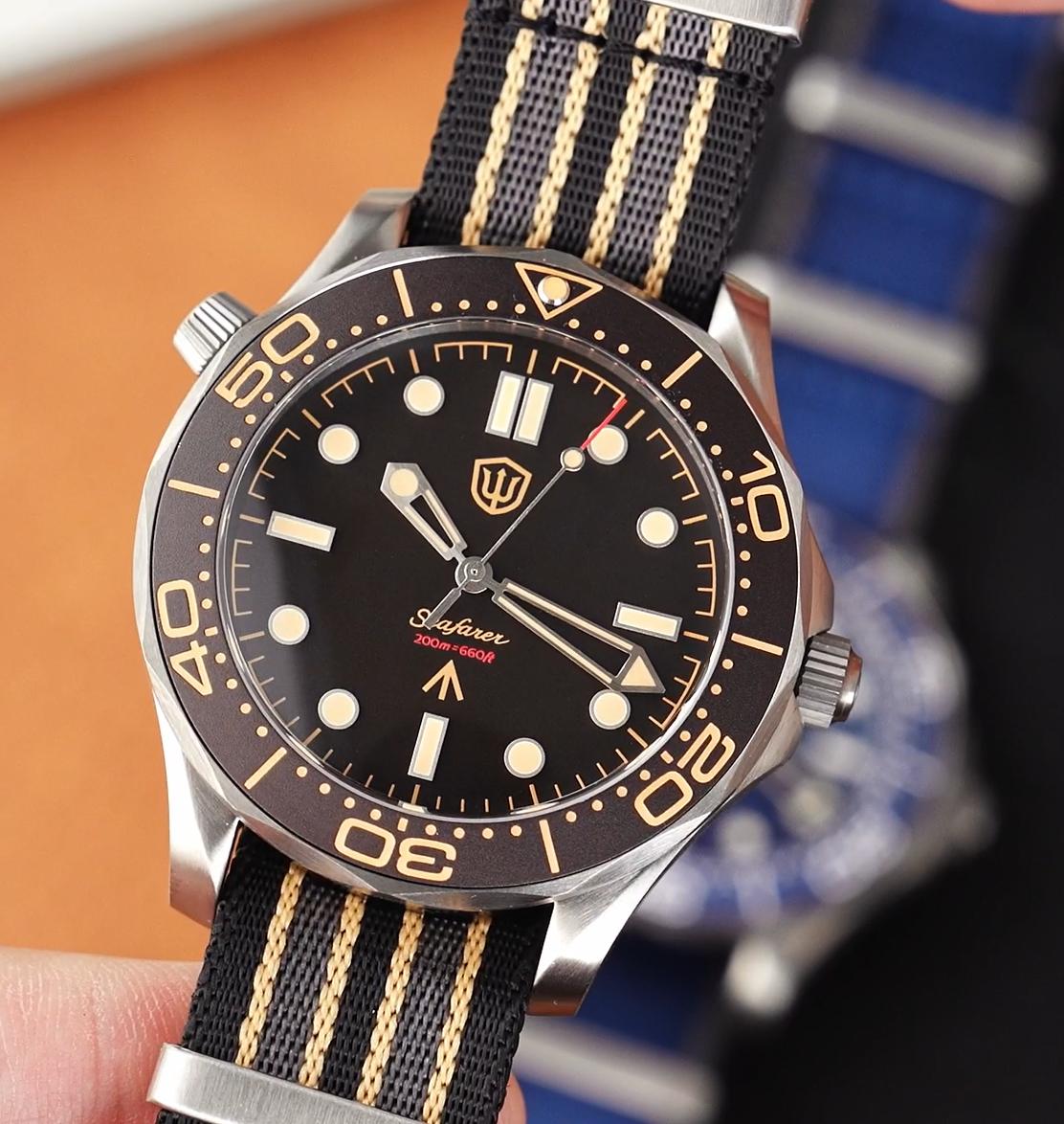 Seafarer WD007Q VH31 Titanium NTTD Dive Watch