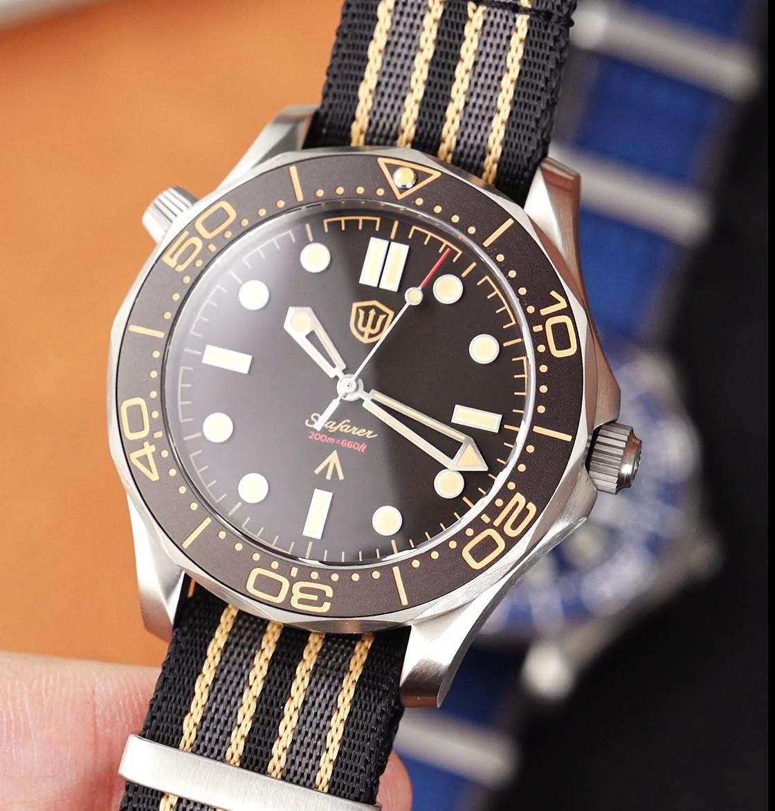 Seafarer WD007Q VH31 Titanium NTTD Dive Watch