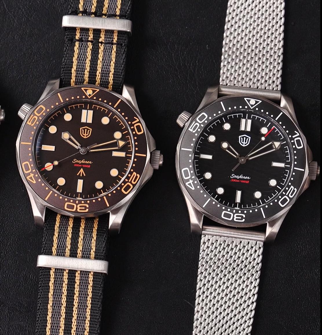 Seafarer WD007Q VH31 Titanium NTTD Dive Watch