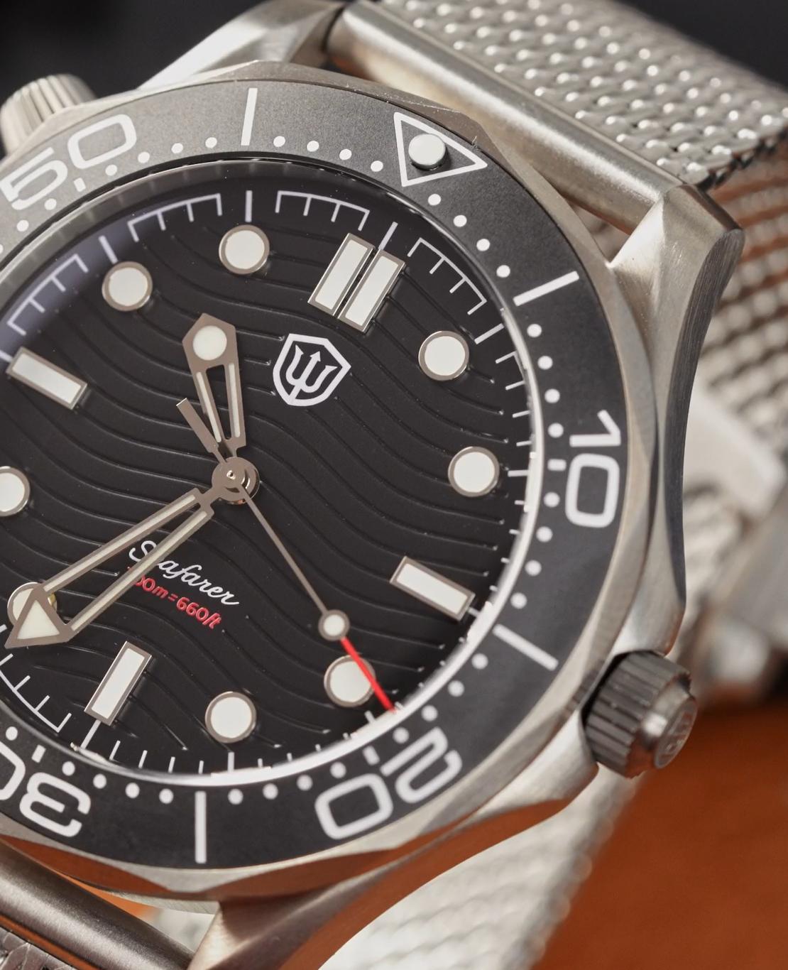 Seafarer WD007Q VH31 Titanium NTTD Dive Watch
