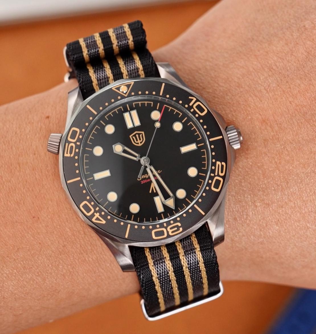 Seafarer WD007Q VH31 Titanium NTTD Dive Watch