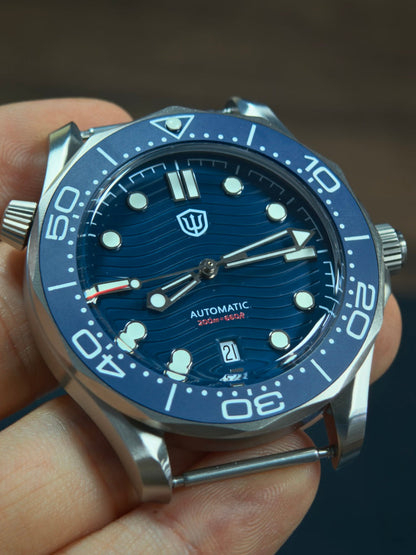 Watchdives WD007 Top Hat Sapphire PT5000 Titanium Dive Watch