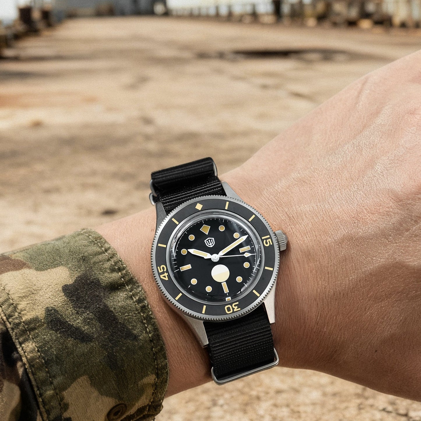 Watchdives WD50Ti Titanium 50-Fathoms NH35 Dive Watch
