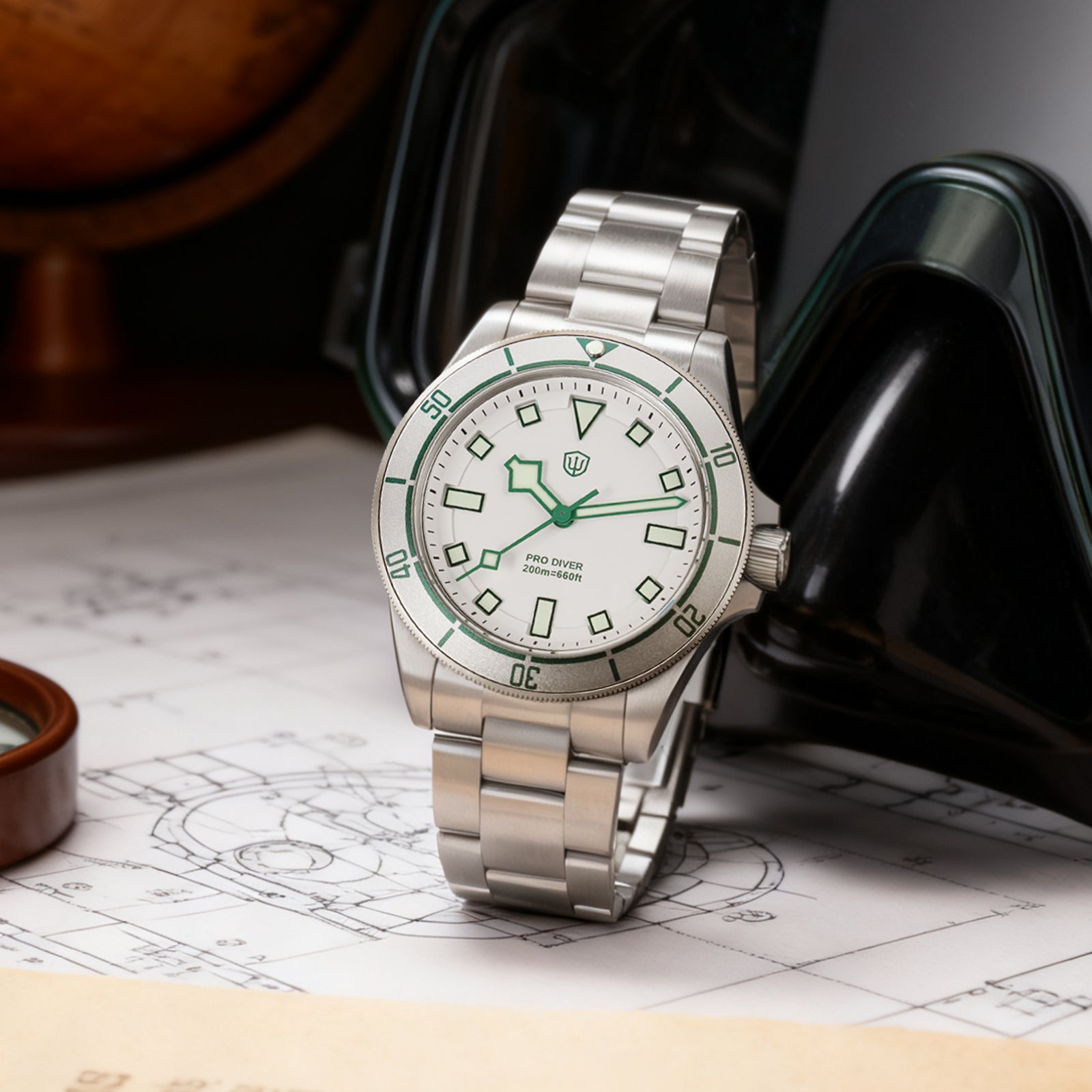 Watchdives WD1969 PRO 38mm VH31 Dive Watch – Thorn Watch Official