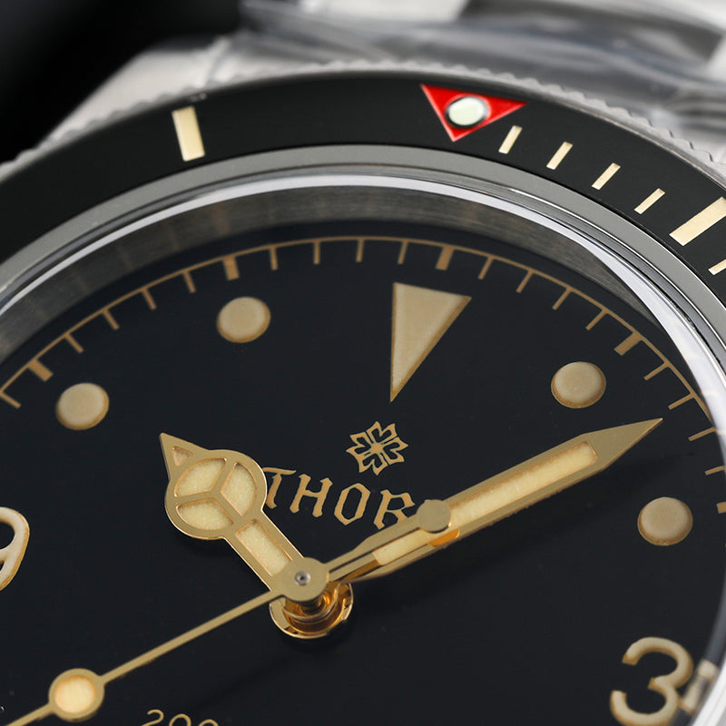 Thorn 39mm Diver 6200 Retro Mechanical Watch