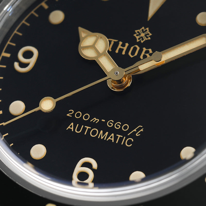 Thorn 39mm Diver 6200 Retro Mechanical Watch